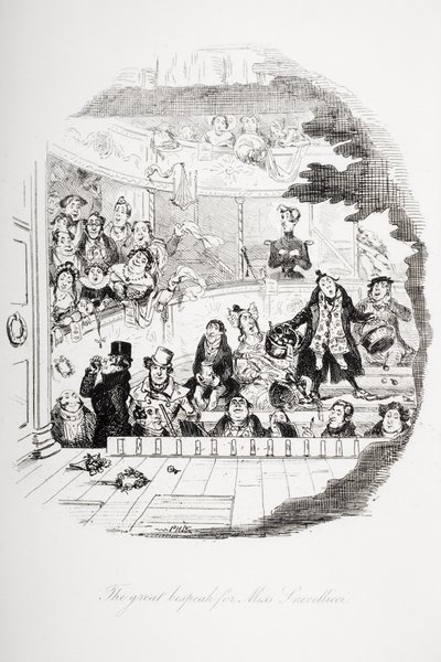 The great bespeak for Miss Snevellicci, illustration from 
